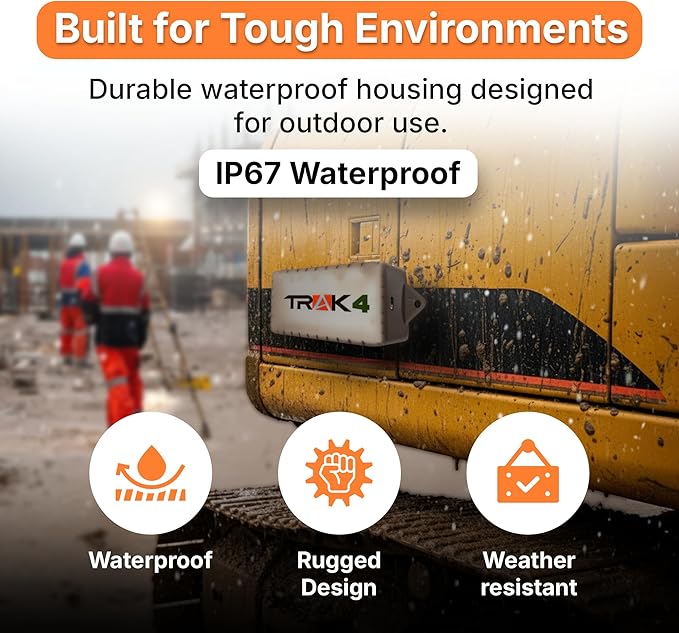 Trak-4 GPS Tracker for Vehicles, Equipment. Long Battery Life, Waterproof - Image 5