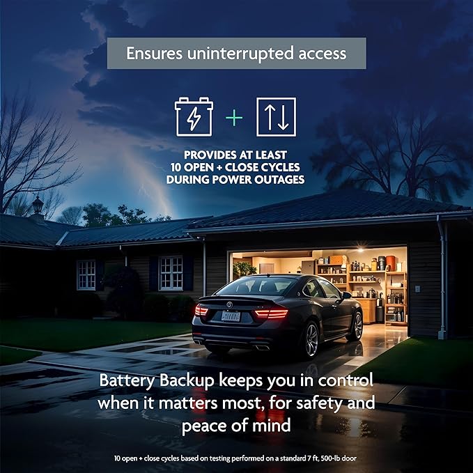 Chamberlain 3/4 HP Chain Drive Smart Garage Door Opener - Image 4