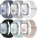 6 Pack Braided Stretchy Bands Compatible by KnossenWatchBand