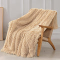 Tuddrom Decorative Extra Soft Faux Fur Blanket Twin Size 70" x 78", Solid by Tuddrom