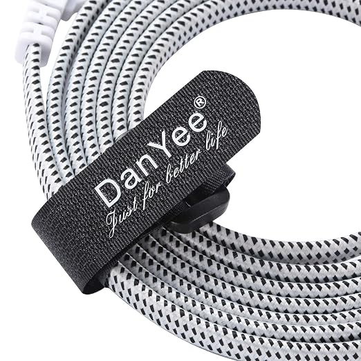 DanYee Cat 8 Ethernet Cable, Nylon Braided 26ft CAT8 High Speed Professional - Image 6