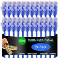 Cat6a Slim Ethernet Patch Cable 3 ft, Cat6a Patch Cable by Lysymixs