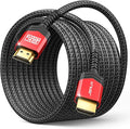 JSAUX Long HDMI Cable 15FT, HDMI 2.1 8K&4K Ultra High Speed Cord 48Gbps eARC by JSAUX
