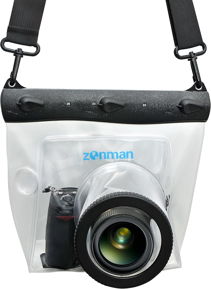 ZONMAN DSLR Camera Univeral Waterproof Underwater Housing Case Pouch Bag - Image 5