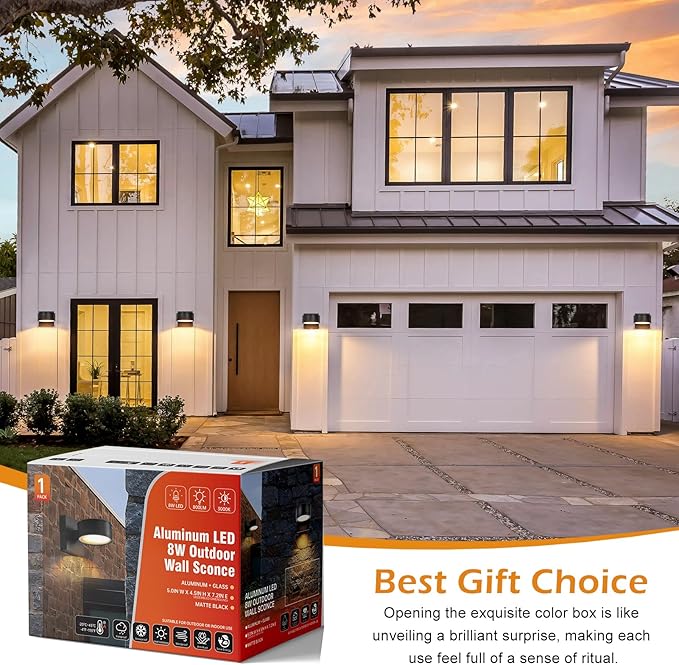 Modern Aluminum Porch Sconce Lights - Image 6