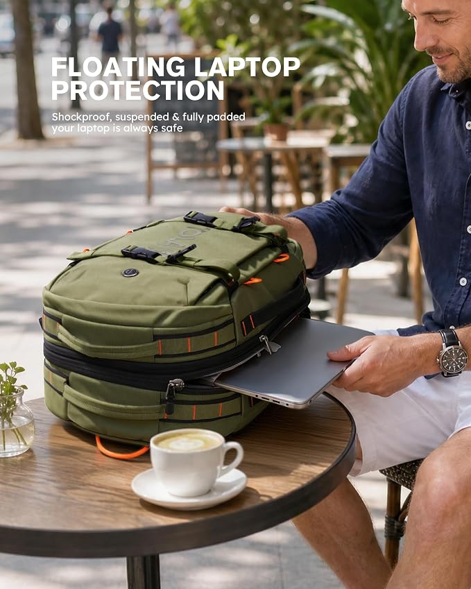 Tolaccea Travel Laptop Backpack - Image 4