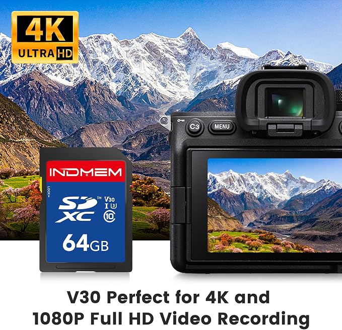64GB SD Card 5 Pack, High Speed up to 90M/S SDXC UHS-I Memory Cards, Full HD & - Image 3