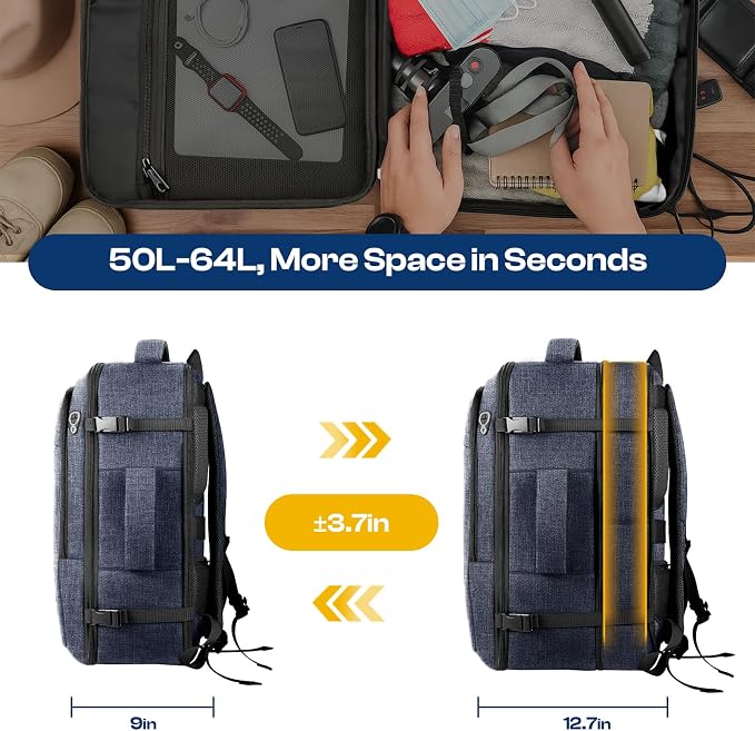 60L Extra Large Laptop Backpack - Image 3