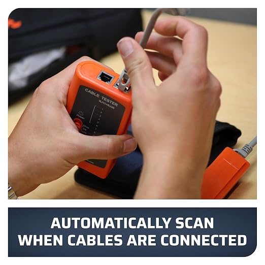 TEMPO PA1574 RJ45 Network Cable Tester, Ethernet Cable Tester, Cat5 Cable Tester - Image 5