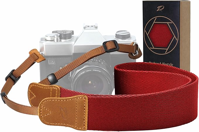 Padwa Lifestyle Red Camera Strap by PadwaLifestyleCameraStrap