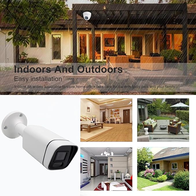 5MP Bullet TVI CCTV Security Analog Camera, 2.8mm Lens, 100° Wide Viewing Angle - Image 4