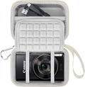 Lacdo Camera Carrying Case for Canon PowerShot ELPH 360/200/185/180/190/350 by Lacdo