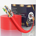 Cat6 Ethernet Cable 1000FT Channel Test Pass, Cat6 1000ft Ethernet Cable 23AWG by Lysymixs
