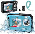 Underwater Camera 4K 48MP Autofocus Selfie Dual Screen Waterproof Camera by YEEIN