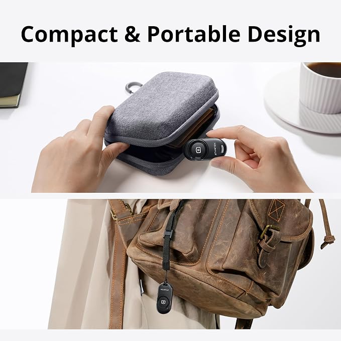 ATUMTEK Camera Remote Shutter for iPhone and Android Smartphones, Wireless - Image 7