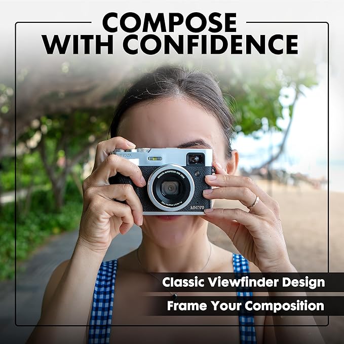 Minolta Retro Digital Camera – 48MP Autofocus Compact - Image 6