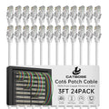 3 Feet Cat6 Patch Cables, Solid Pure Copper Patch Cord, Cat 6 Ethernet Cable by CatBose