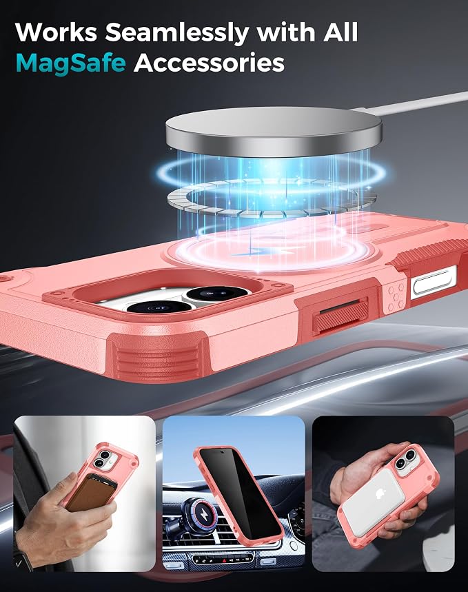 Goton for iPhone 16 Case with Privacy Tempered Glass Screen Protector & Camera - Image 6