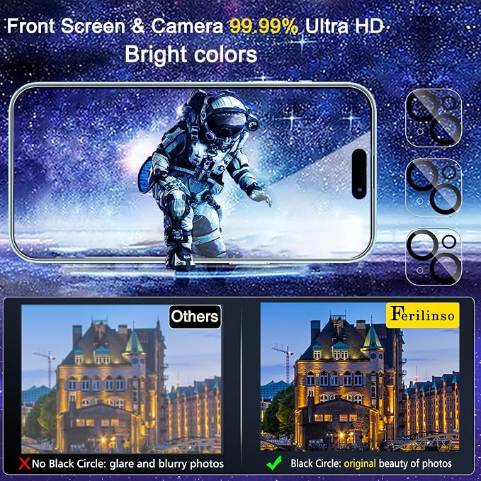 Ferilinso 3 Pack Screen Protector - Image 6