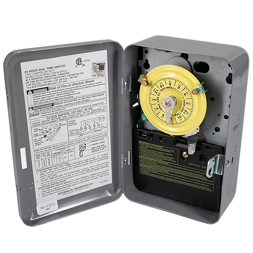 Intermatic T101 24-Hour Mechanical Timer Switch - 120V SPST - Image 5