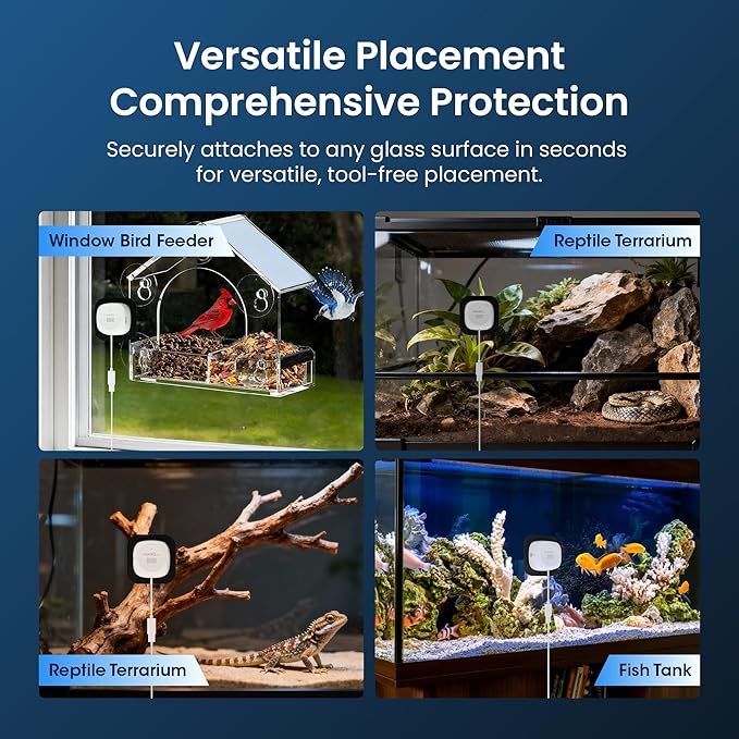 3MP 2K Aquarium & Terrarium Pet Camera.Install &Close-Focus Lens - Image 6