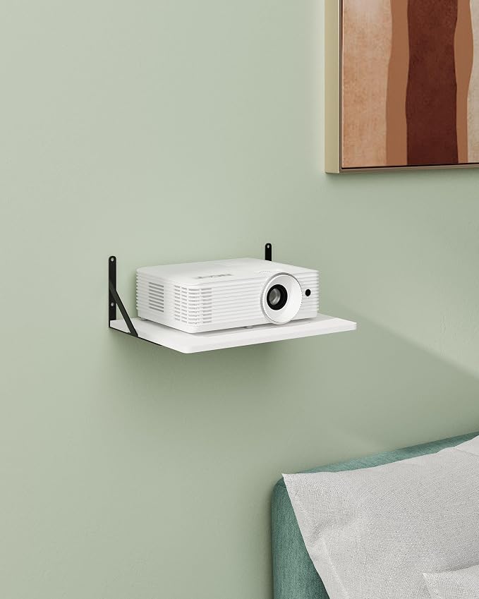 Black White Small Mini Projector Shelf - Image 5
