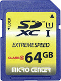 INLAND 64GB Class 10 SDXC Flash Memory Card Standard Full Size SD Chip USH-I U1 by INLAND