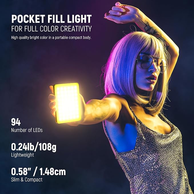 NEEWER VL67C RGB Selfie Light - Image 2