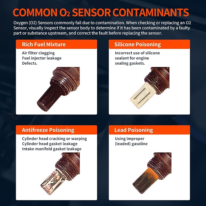 HiSport 234-4092 234-4123 Oxygen O2 Sensor Upstream Downstream 2PCS - Image 6