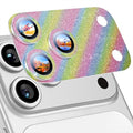 Uyiton for iPhone 17-Pro Camera-Lens Protector: Bling Metal Tempered Glass Rear by Uyiton