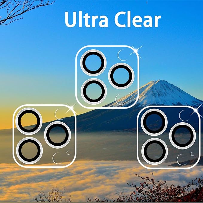 Dengduoduo 3 Pack Tempered Glass Camera Lens Protector - Image 4
