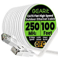 GEARit Cat 6 Outdoor Flat Ethernet Cable Direct Burial Rated LLDPE Jacket by GEARit