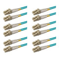 SpeedyFiberTX 6-Pack 1 Meter Multimode 10G OM3 50/125 Fiber Optic Patch Cable by SpeedyFiberTX