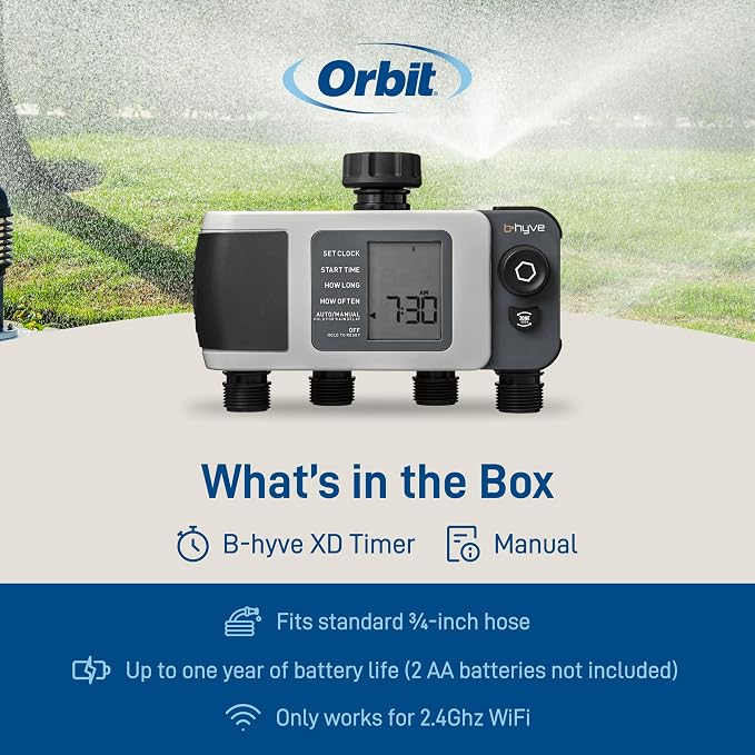 Orbit B-hyve XD 4-Port Smart Hose Watering Timer - Image 10