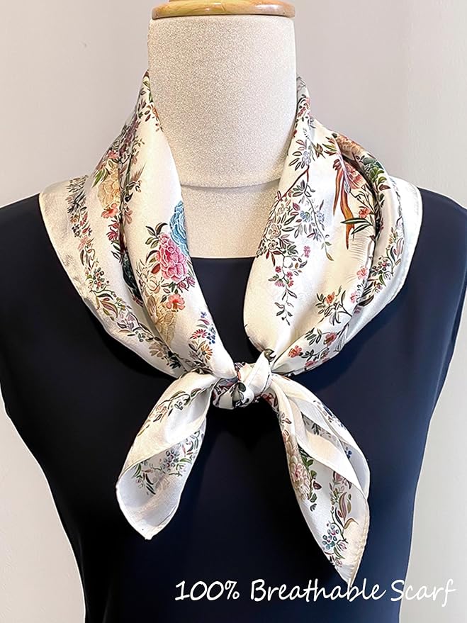 Silky Scarf for Women Lightweight Satin Bandanas Neck Hair Wrap For Sleeping - Image 5