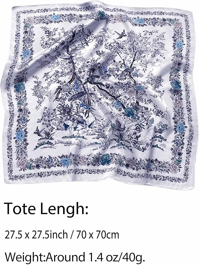 Silky Scarf for Women Lightweight Satin Bandanas Neck Hair Wrap For Sleeping - Image 2