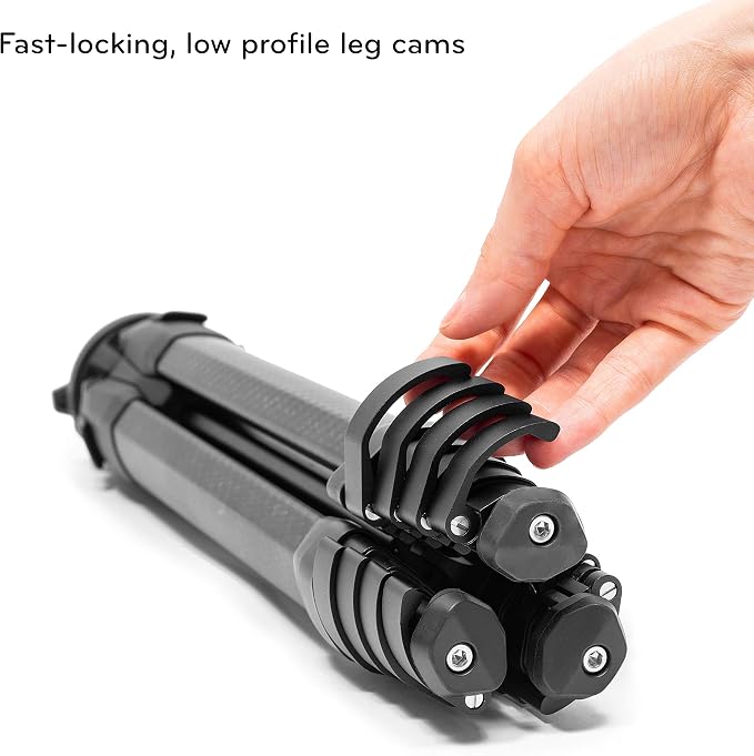 Peak Design Travel Tripod, Carbon Fiber, Compact Design, Quick Setup and - Image 7