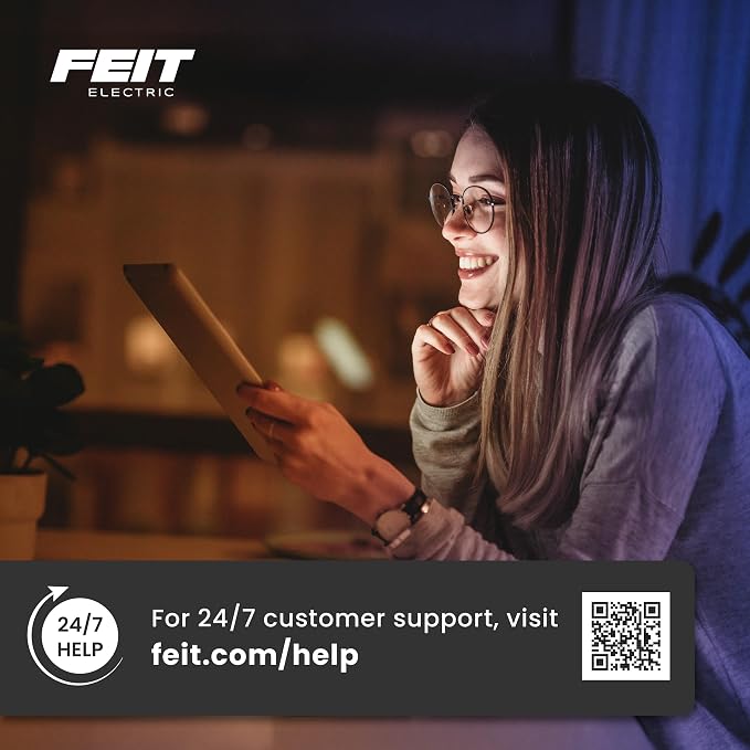 Feit Electric Smart Security Camera Bulb, 2K QHD Resolution, 2-Way Audio - Image 14