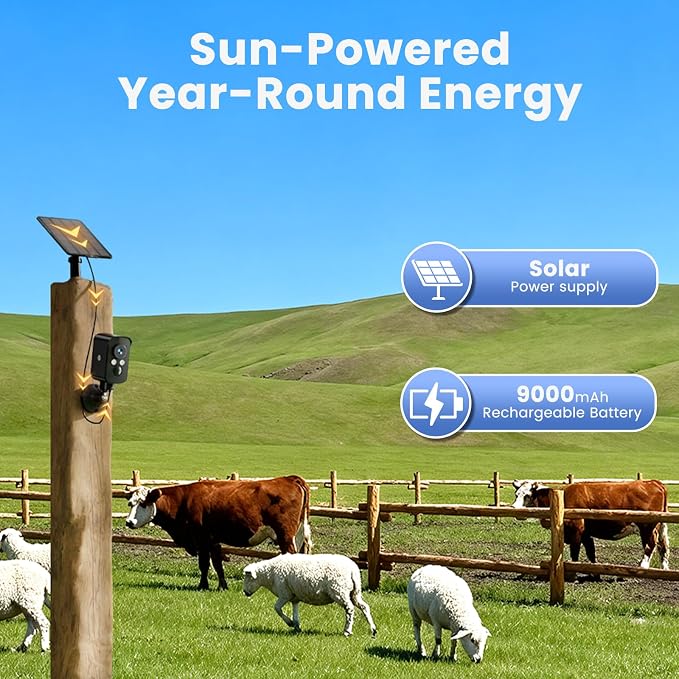 Cellular Security Camera Wireless Outdoor, No WiFi Need, Battery & Solar Powered - Image 6