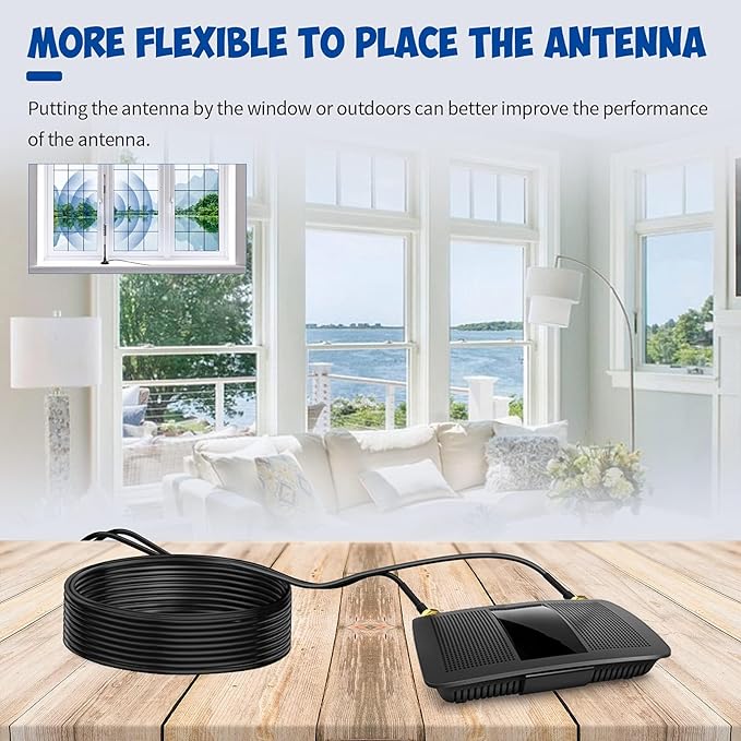 Bingfu WiFi Antenna Extension Cable 2-Pack RP-SMA Male to RP-SMA Female - Image 6