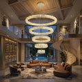 HAIXIANG 5-Rings Modern Chandelier by HAIXIANG