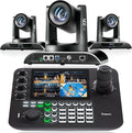 Tenveo NDI PTZ Camera AI Auto Tracking SDI/HDMI/USB3.0/LAN 30X Optical+ 8X by Tenveo