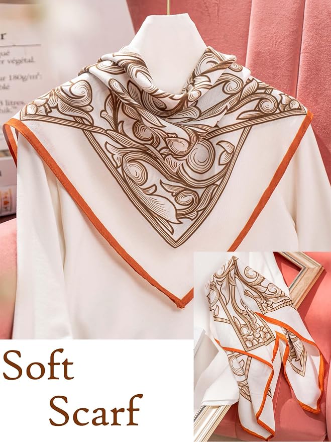 Silky Scarf for Women Lightweight Satin Bandanas Neck Hair Wrap For Sleeping - Image 5