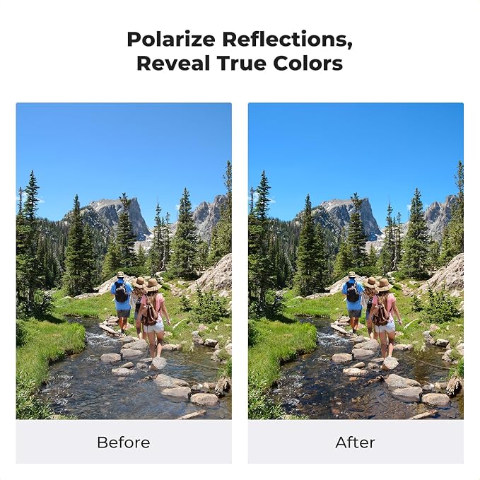 K&F CONCEPT Magnetic 82mm Circular Polarizers Filter - Image 3