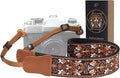 Padwa Lifestyle Brown Floral Camera Strap by PadwaLifestyleCameraStrap