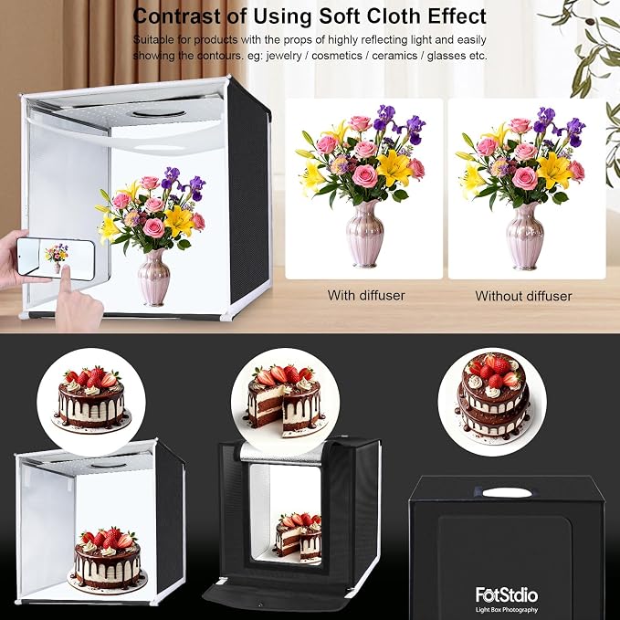16x16 Inch Photo Studio Light Box Photography - Image 5