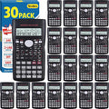 30 Pack Scientific Calculators, 2-Line Large Screen Display 240 Functions by YesBes