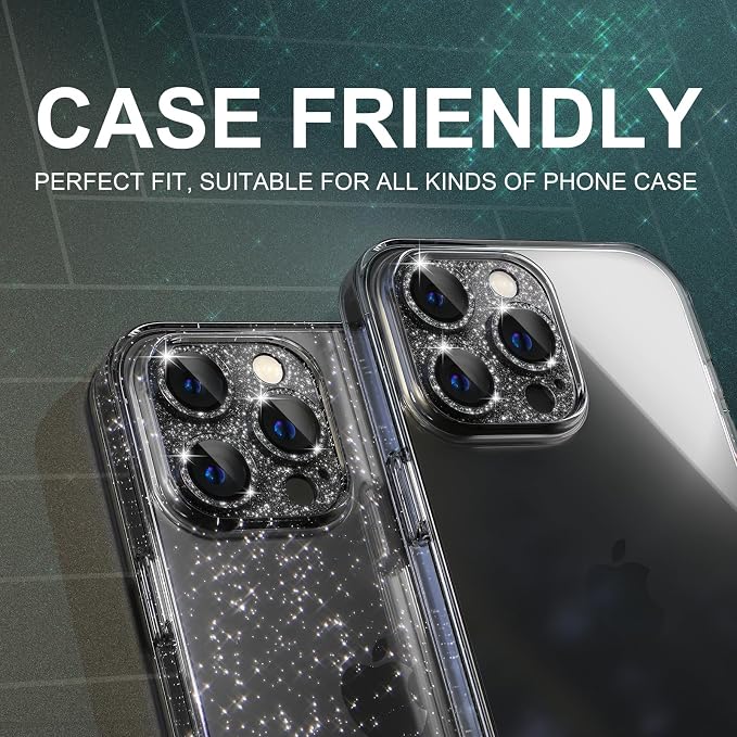 Choiche for iPhone 14 Pro/iPhone 14 Pro Max Camera Lens Protector, Bling Camera - Image 5