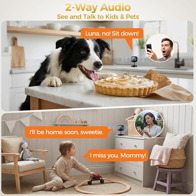 ZEEPORTE 2K Indoor Cameras for Home Security - Image 3