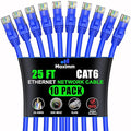 Maximm Cat 6 Ethernet Cable 25 ft by MaximmCable